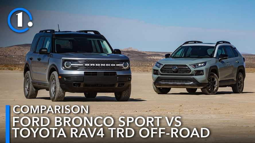 Ford Bronco Sport Badlands Vs. Toyota RAV4 TRD Off-Road Comparison: Brute Utes