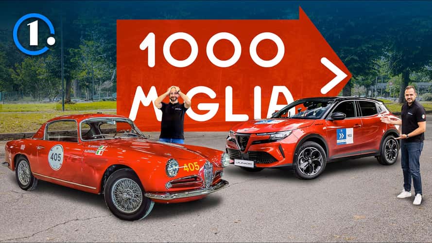 Driving the 1000 Miglia With the new Alfa Romeo Junior