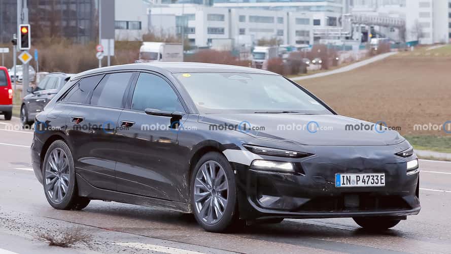 Audi's First Electric Wagon Captured With Little Camouflage