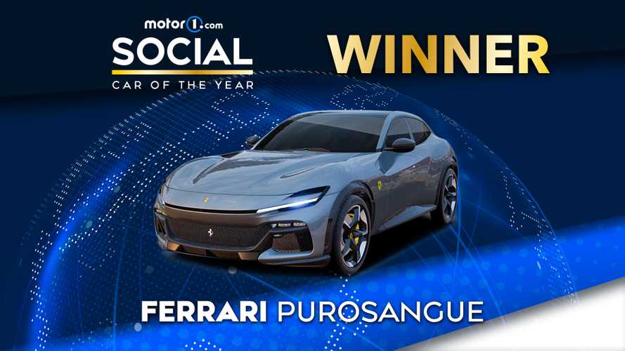 Ferrari Purosangue Crowned Motor1.com Global Social Car Of The Year