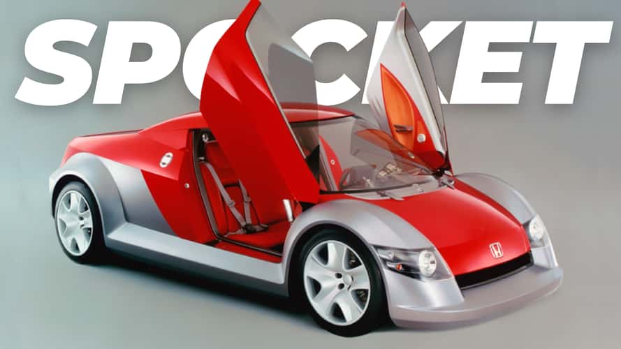 The Honda Spocket Concept Was A Hybrid Sports Car With A Truck Bed