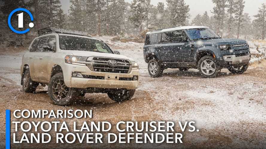 2021 Toyota Land Cruiser Vs 2021 Land Rover Defender Comparison: Real Off-Roading